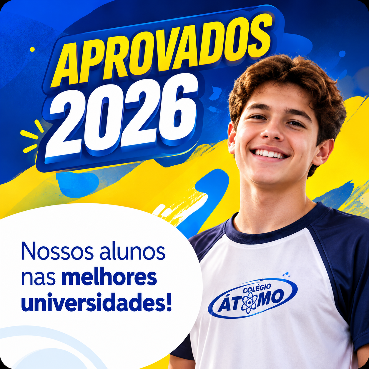 Aprovados 2026 — nossos alunos nas melhores universidades