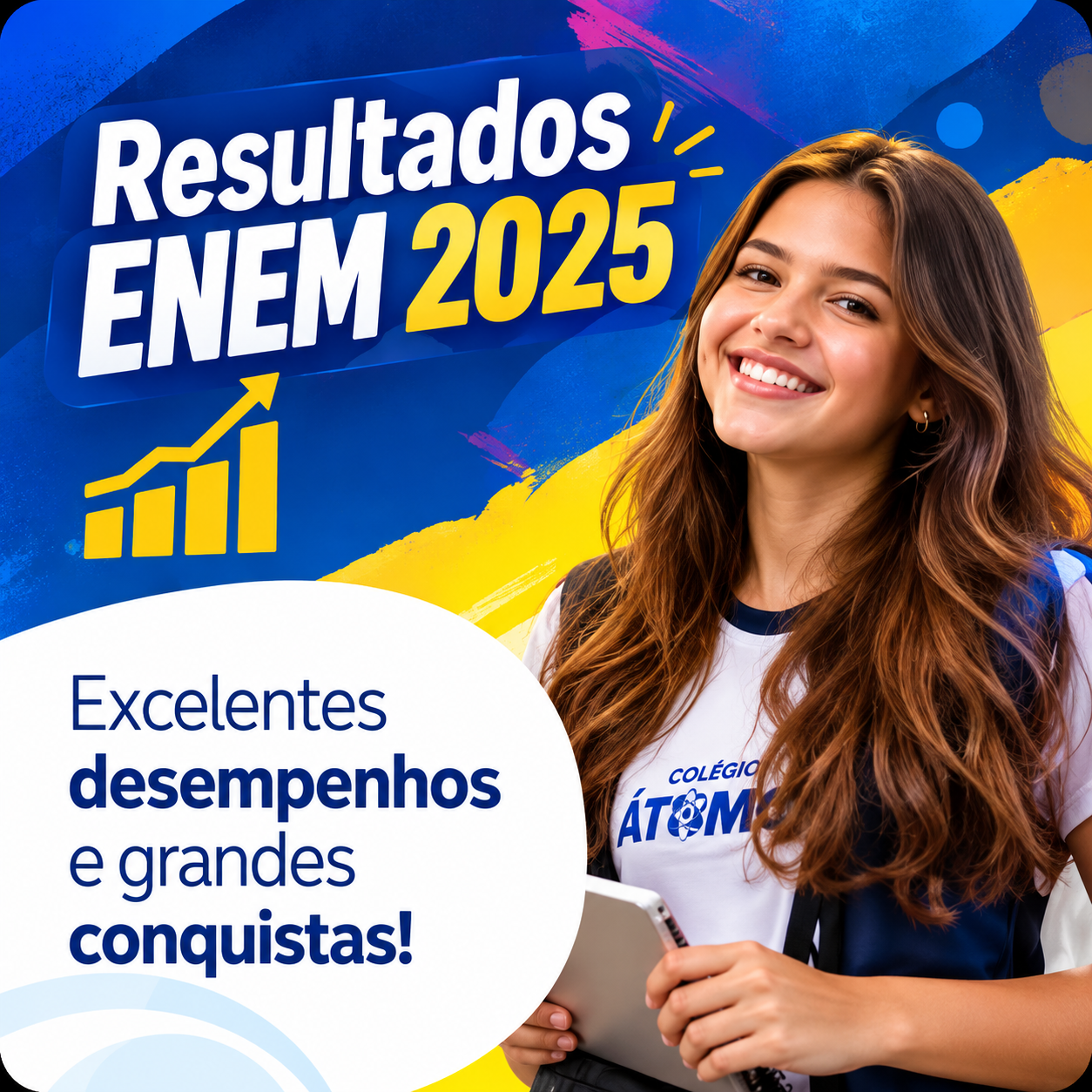 Resultados ENEM 2025 — excelentes desempenhos e grandes conquistas