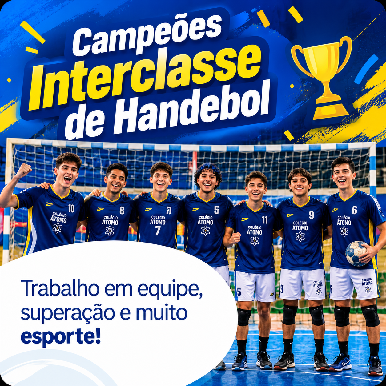 Campeões Interclasse de Handebol