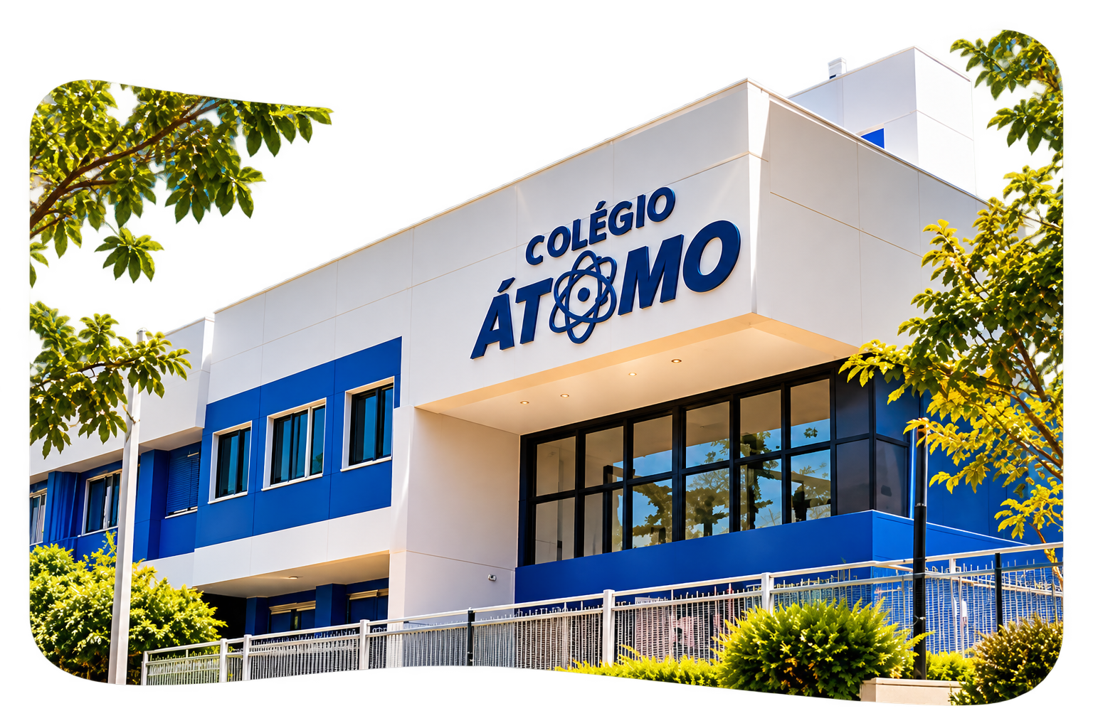 Fachada do Colégio Átomo